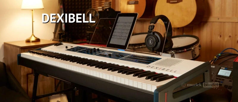 Dexibell digitale piano met geavanceerde T2L-technologie en realistische klanken, ideaal voor professionele muzikanten.