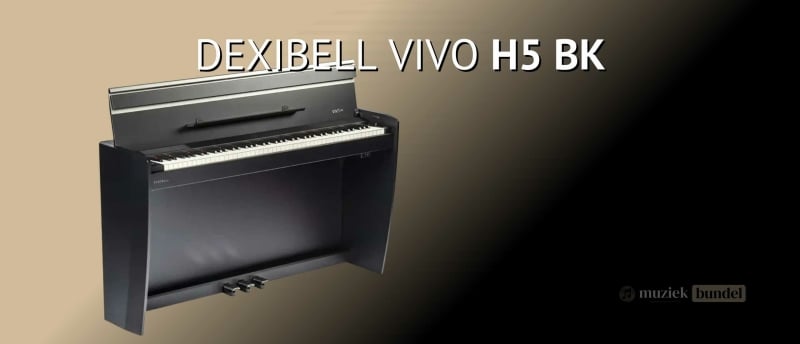 De Dexibell Vivo H5 BK biedt een innovatieve, authentieke speelervaring in een stijlvol ontwerp, ideaal voor pianisten van elk niveau.