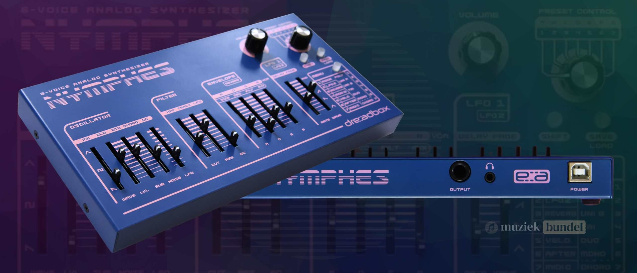 Dreadbox Nymphes Synthesizer: Krachtige Zes-stemmige Analoge Polyfonie