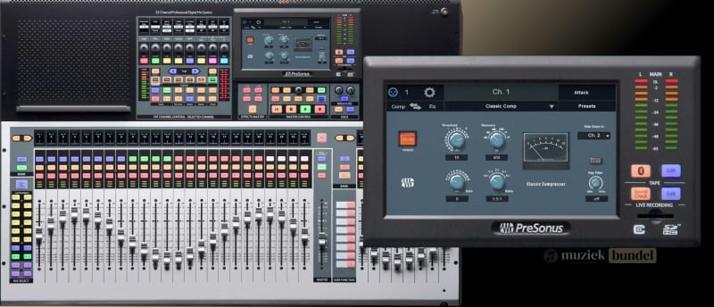 Ontdek de krachtige Fat Channels en premium plugins van de PreSonus StudioLive 32S digitale mixer.