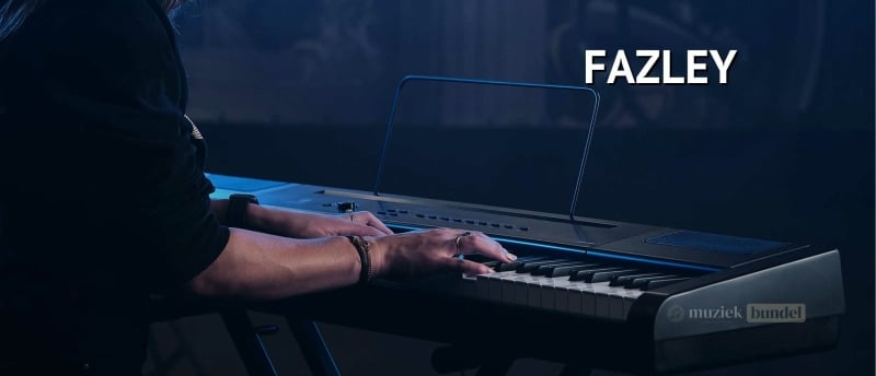 Fazley digitale piano met basisfuncties en goede prijs-kwaliteitverhouding, perfect voor startende pianisten.