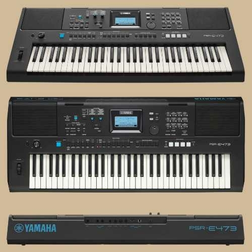 Yamaha PSR-E473 keyboard huren – flexibel en betaalbaar voor beginners en gevorderden, inclusief accessoires