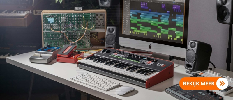 IK Multimedia Uno Synth Pro - Krachtige paraphonische synthesizer met analoge filters en flexibele sequencer