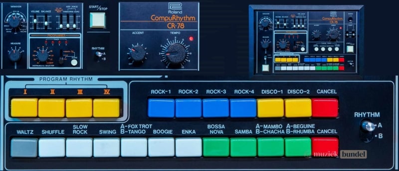 De Roland CR-78 introduceerde een revolutionair ontwerp met programmeerbare ritmes, analoge klanken en een geavanceerde microprocessor.