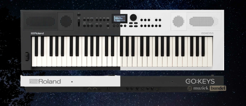 Uitleg over de classificatie van de Roland GO KEYS 5: keyboard, workstation of digitale piano.