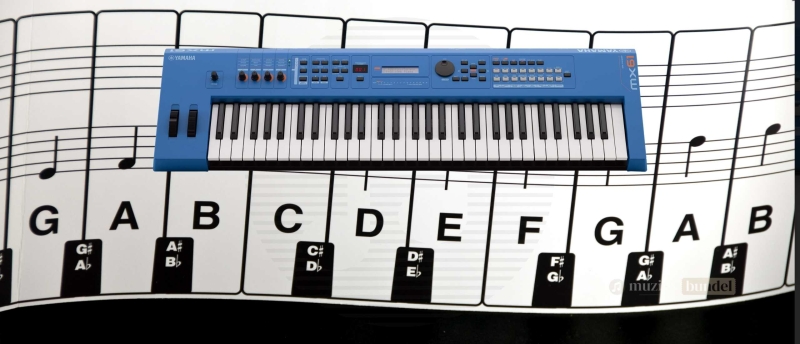 De Yamaha MX61 BU MK2: een gebruiksvriendelijke synthesizer geschikt voor zowel beginners als gevorderde muzikanten.