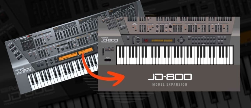 JD-800 in de Cloud van Roland als Model Expansion