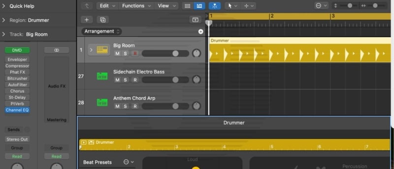 Kies Het juiste Programma (DAW) Voorbeeld van Logic