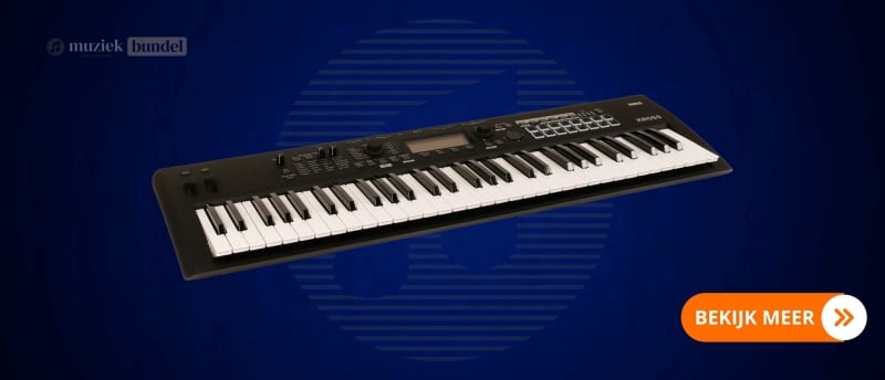 Korg KROSS 2 61-MB Synthesizer - Draagbaar synthesizer workstation met uitgebreide sound engine en productiemogelijkheden