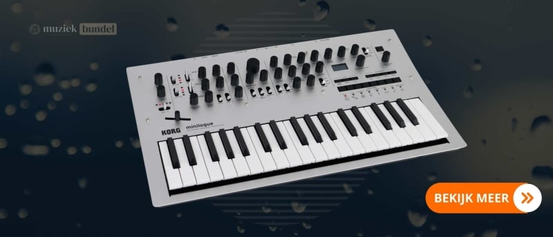 Korg Minilogue Synthesizer - 4-stemmige polyfone analoge synthesizer met krachtige sequencer en veelzijdige klankopties