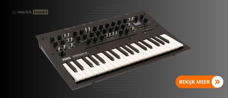 Korg Minilogue XD Synthesizer - Polyfone synthesizer met analoge warmte en digitale veelzijdigheid voor creatieve muziekproductie