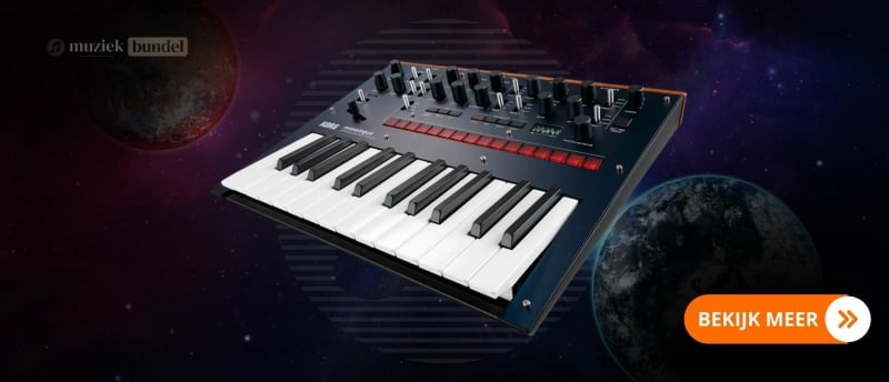 Korg Monologue Dark Blue Synthesizer - Monofone analoge synthesizer met geavanceerde sequencer en drive-circuit voor expressieve klanken