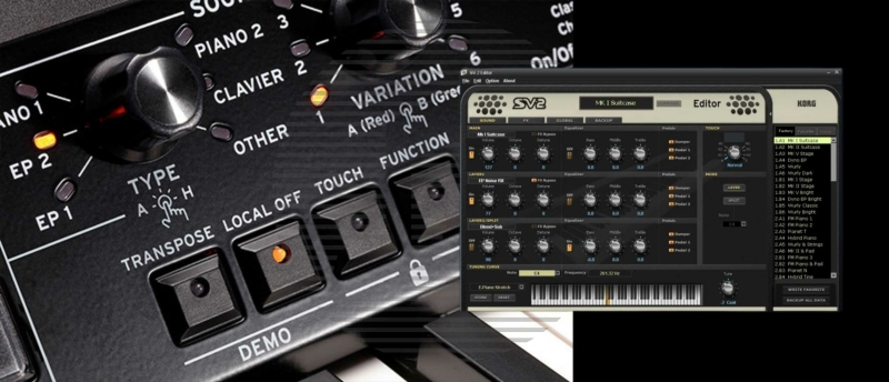 Korg SV-2 Editor software