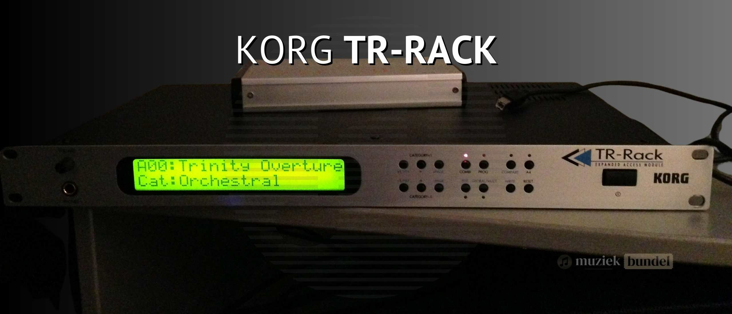 Korg TR-Rack - De Krachtige Rackmodule van de Legendarische Trinity Synthesizer | Muziekbundel.nl