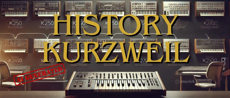 Ontdek de rijke geschiedenis van Kurzweil: van de baanbrekende K250 tot de innovatieve K2700, en de evolutie van professionele synthesizers.