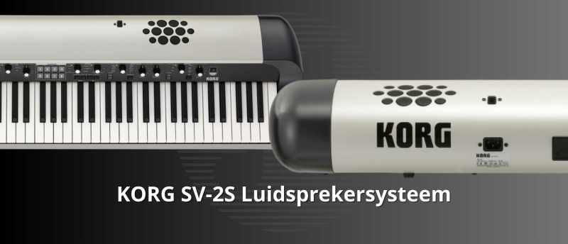 Luidsprekersysteem op de Korg SV-2S