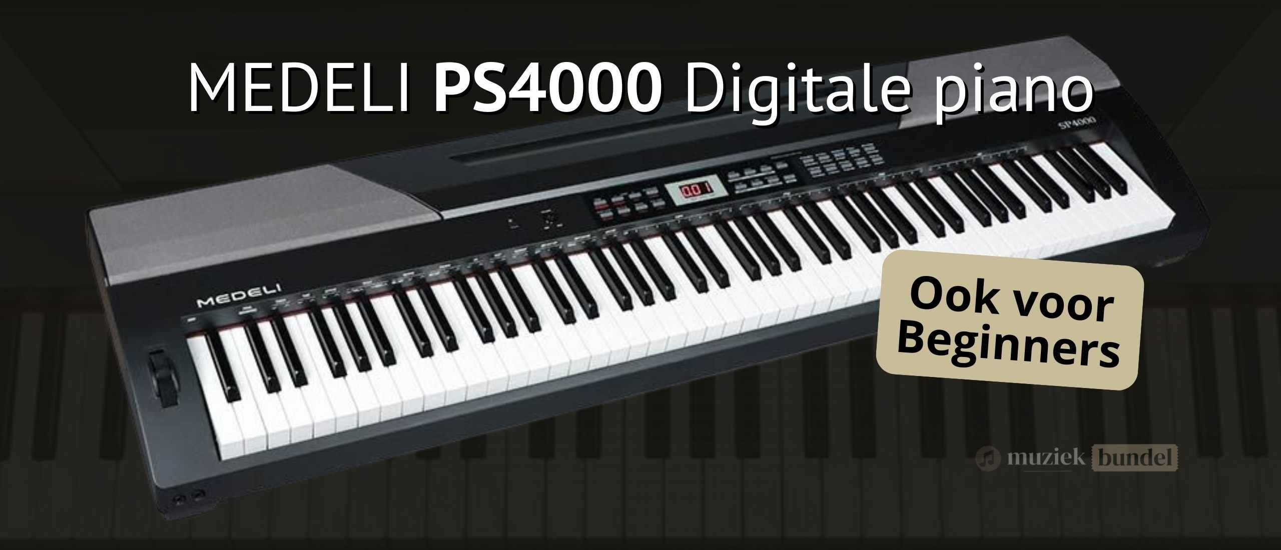 Medeli SP4000 Digitale Piano: Compleet Instrument voor Beginners en Gevorderden | Muziekbundel.nl