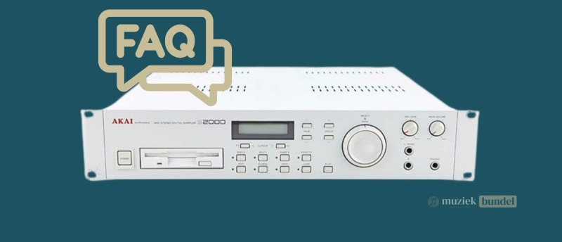 Meest gestelde vragen over de Akai S2000 Vintage Sampler | Muziekbundel.nl