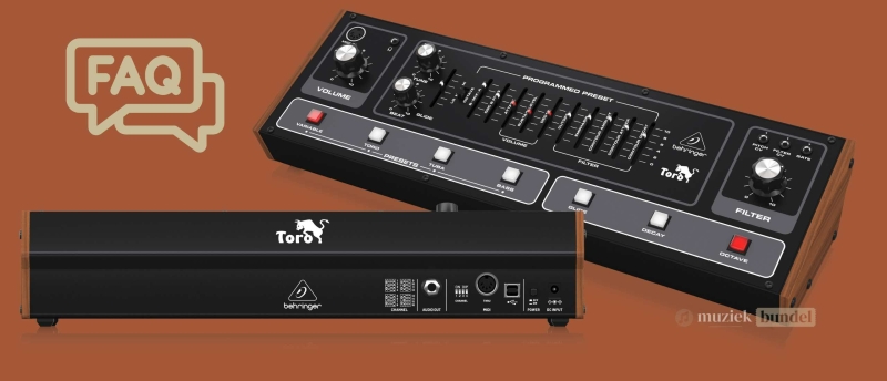 Meest gestelde vragen over de Behringer Toro | Muziekbundel.nl