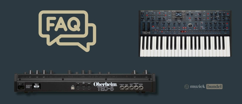 Meest gestelde vragen over de TEO-5 Keys | Muziekbundel.nl