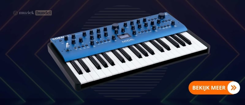 Modal Electronics Cobalt8 Synthesizer - 8-stemmige virtueel-analoge synthesizer met geavanceerde sound design functies en rijke oscillatoren