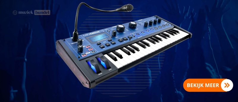 Novation MiniNova Synthesizer - Krachtige synthesizer met ingebouwde vocoder voor veelzijdige elektronische muziekcreatie