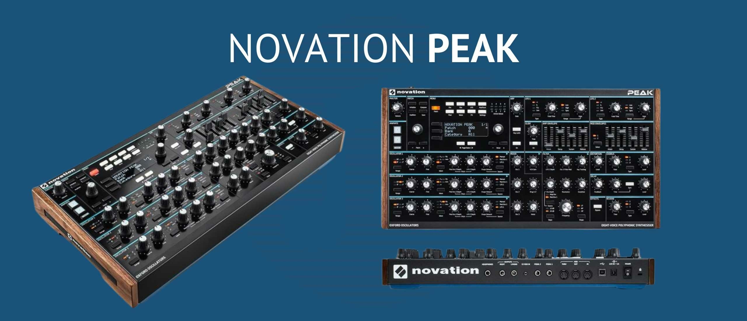 Novation Peak: De synthesizer-module voor professionele muziekproductie