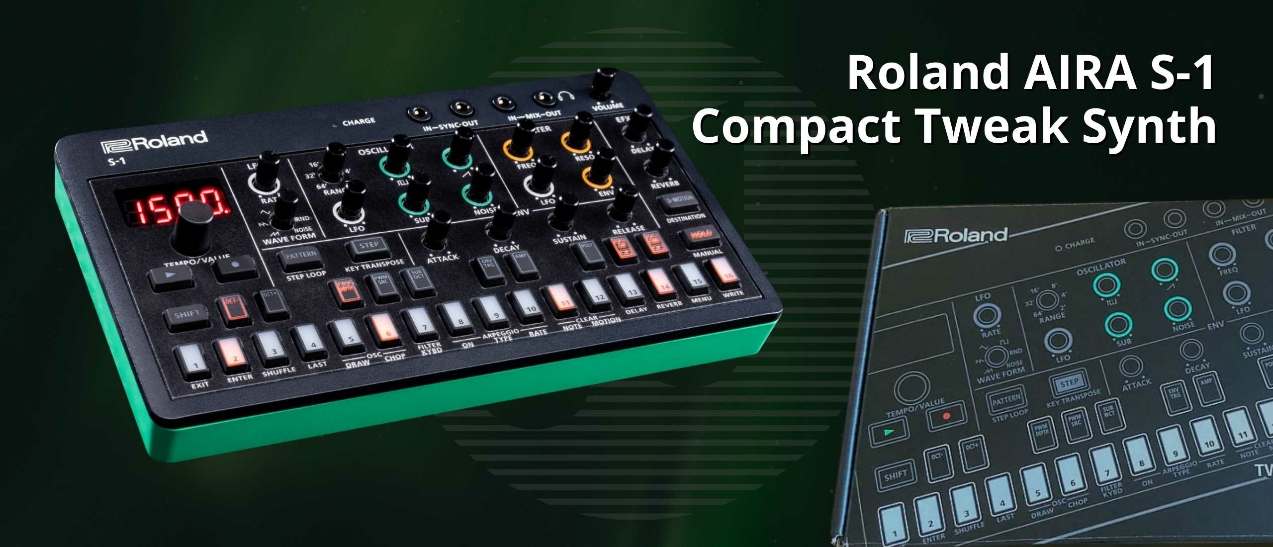 Ontdek de Roland AIRA Compact S-1 Tweak Synth: Een Nieuwe Dimensie in Draagbare Synthese