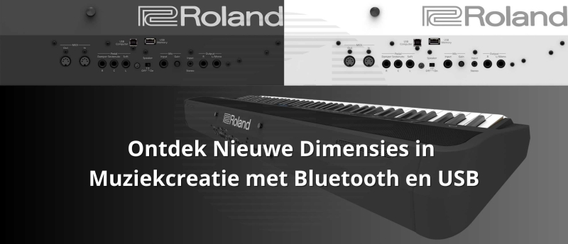 Ontdek nieuwe dimensies in muziekcreatie met Bluetooth en USB