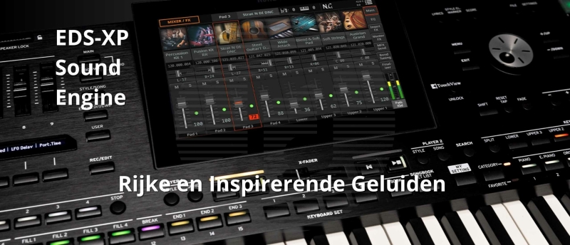 Rijke en Inspirerende Geluiden met de EDS-XP Sound Engine van Korg PA5X