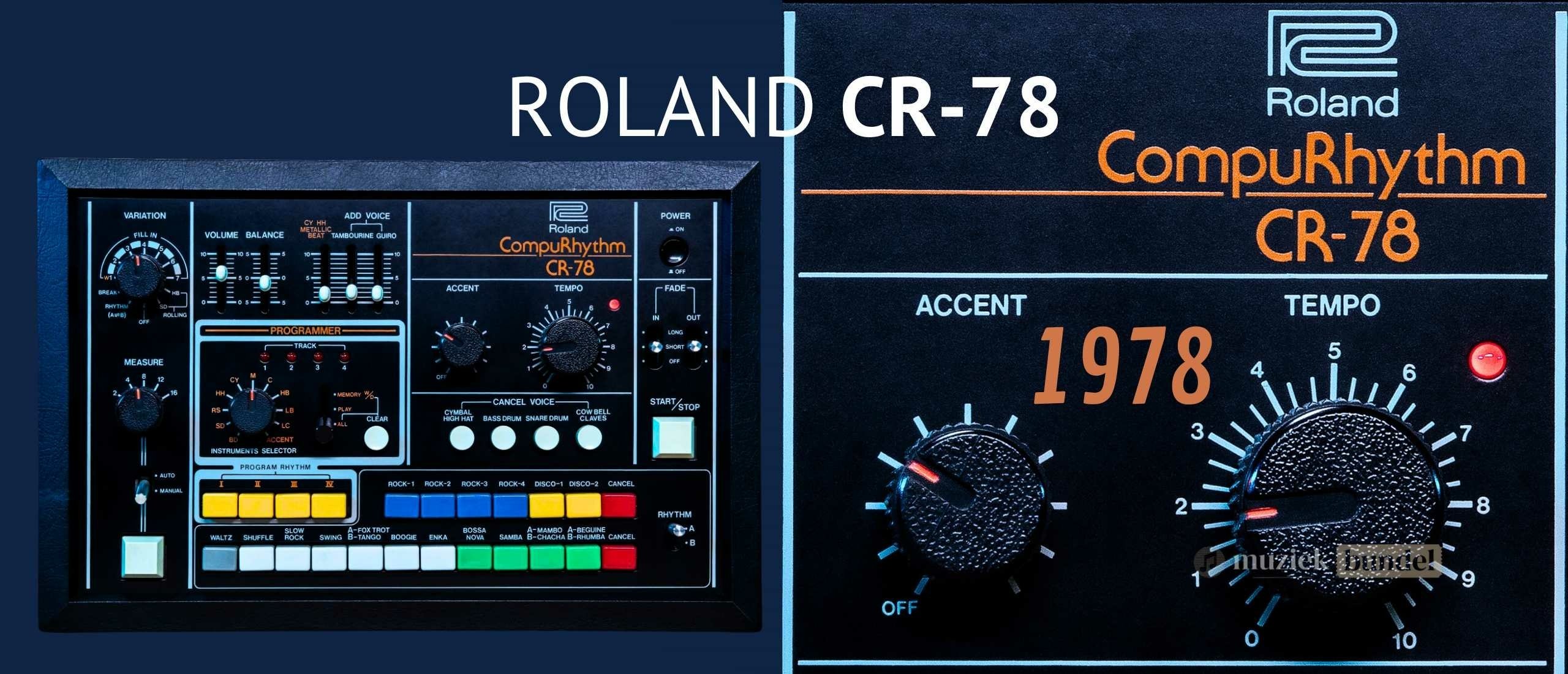 Roland CR-78 De Legendarische Drumcomputer en Zijn Invloed op Muziek | Muziekbundel.nl