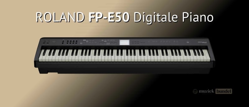 De Roland FP-E50 is een alles-in-één digitale piano met gewogen toetsen, hoogwaardige klanken en veelzijdige functies voor beginners en gevorderden.