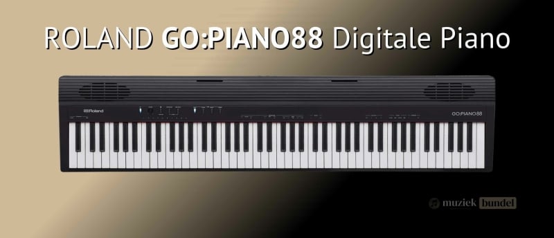 Roland GO PIANO88 digitale piano met 88 toetsen, ideaal voor beginners en onderweg gebruik.