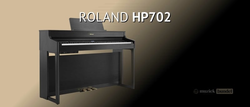 De Roland HP702 combineert elegantie, innovatieve technologie en authentieke klank voor een complete speelervaring.