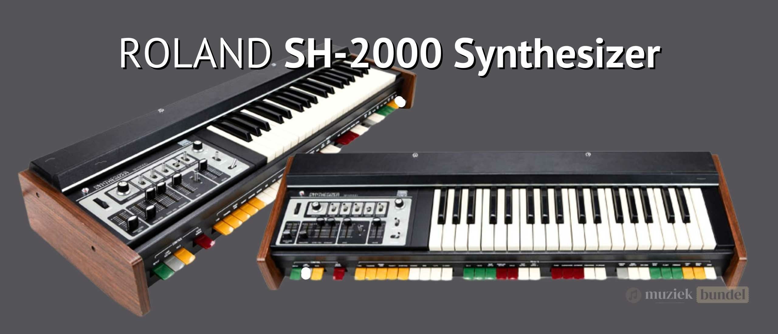 Roland SH-2000 Synthesizer: Klassieke Presetkracht