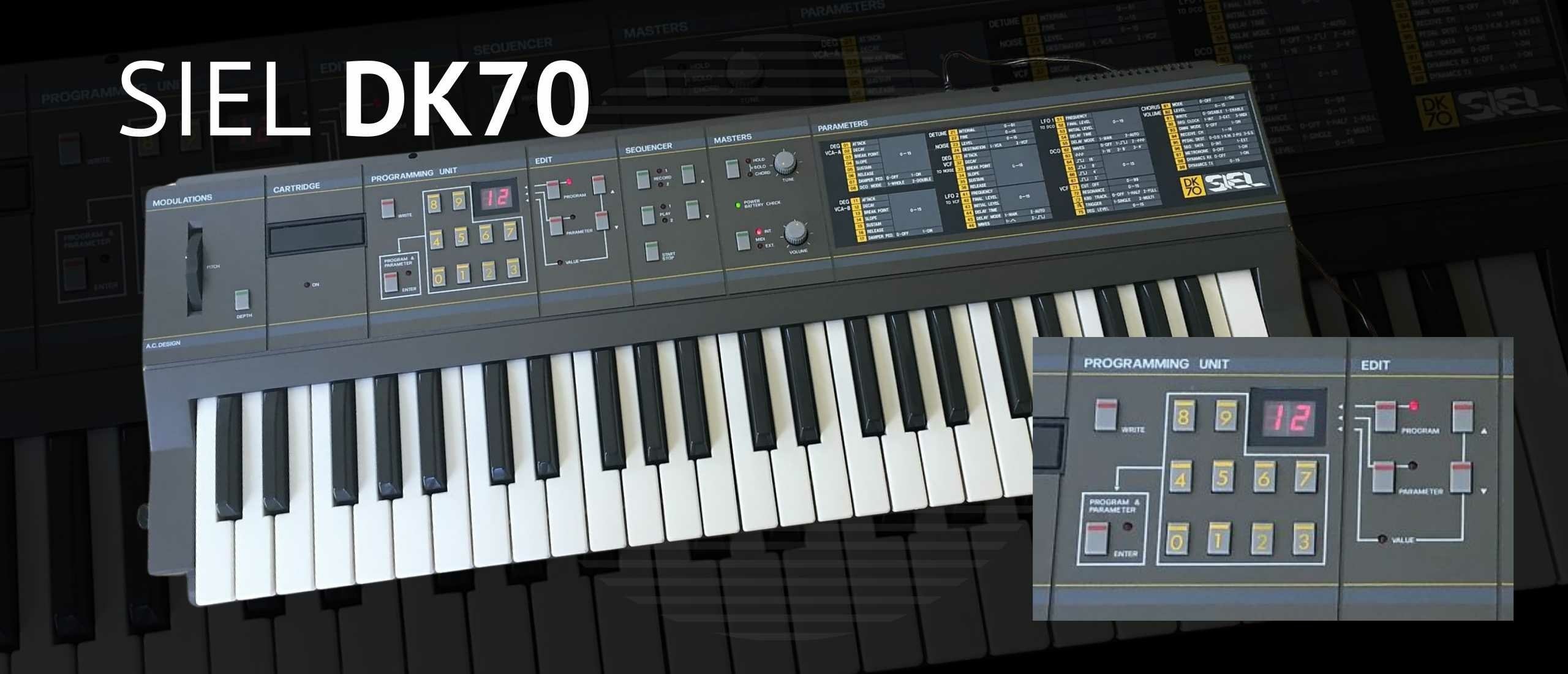 Siel DK70: Een ondergewaardeerde synthesizer met een unieke positie in de synthwereld