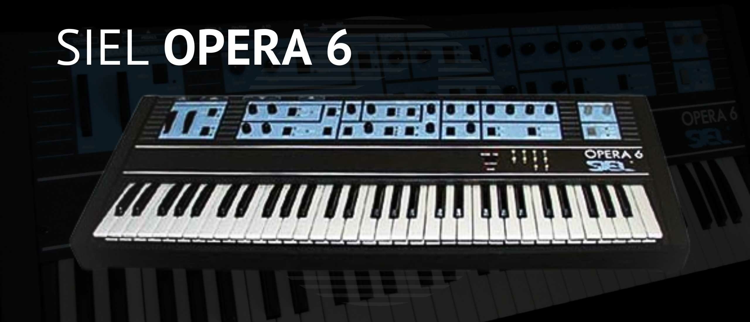 Siel Opera 6: Een klassieke analoge polyfone synthesizer uit de vroege jaren tachtig