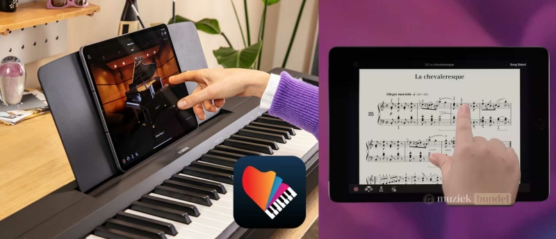 Smart Pianist App Integratie Yamaha P-145 B BT | Muziekbundel.nl