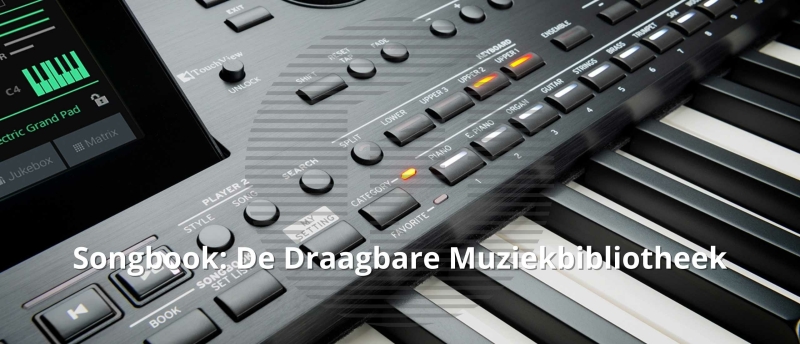 Songbook - De draagbare muziekbibliotheek van de PA5X