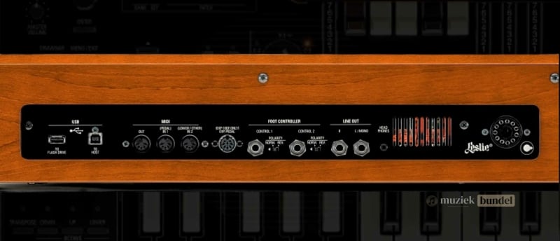 Bekijk de volledige specificaties van de Hammond XK-5, inclusief klankgenerator, drawbars, effecten, MIDI-functionaliteit en aansluitingen.