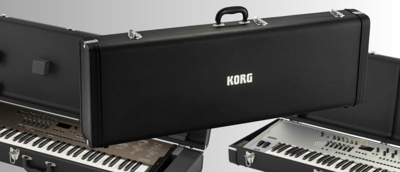 Beschermende hardcase-koffer inbegrepen bij de Korg Opsix SE | Muziekbundel.nl