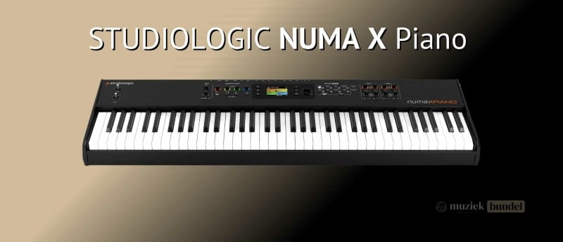 Studiologic Numa X Piano 73 biedt compacte afmetingen en hoogwaardige functies, ideaal voor zowel studio- als podiumgebruik.