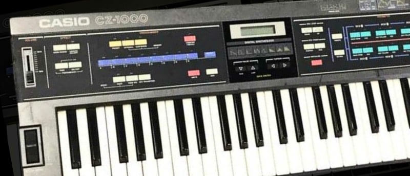 Toepassen en geluiden creëren met de Casio CZ-1000