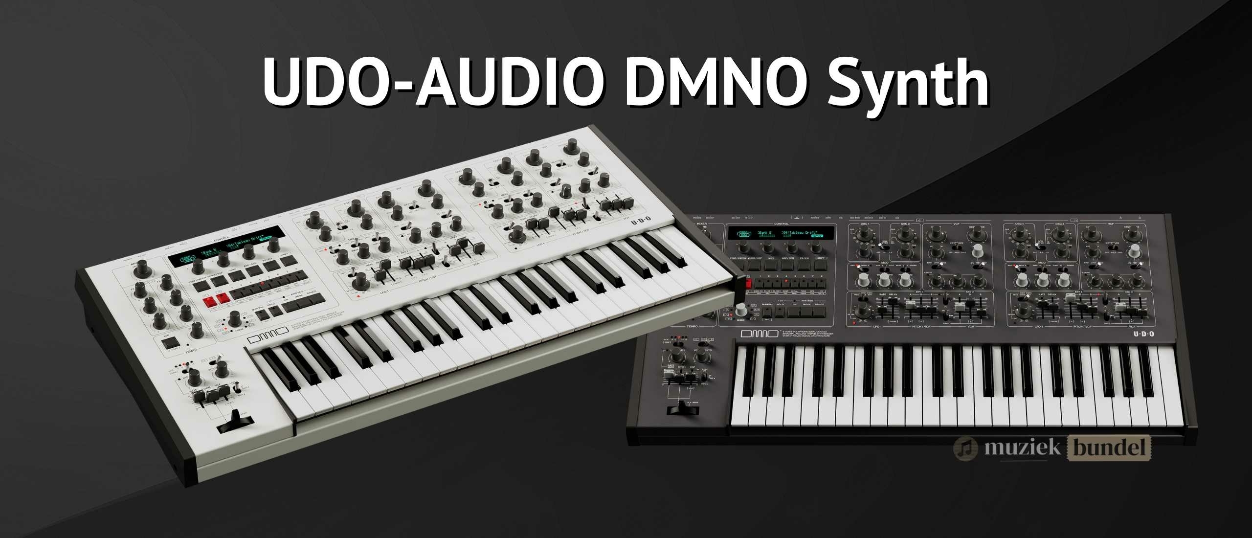 UDO Audio DMNO Review - de hybride synthesizer die de deur intrapt | Muziekbundel.nl