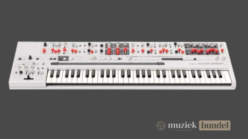 UDO Audio Super Gemini synthesizer met 20-stemmige polyfonie en hybride analoge-digital synth engine.