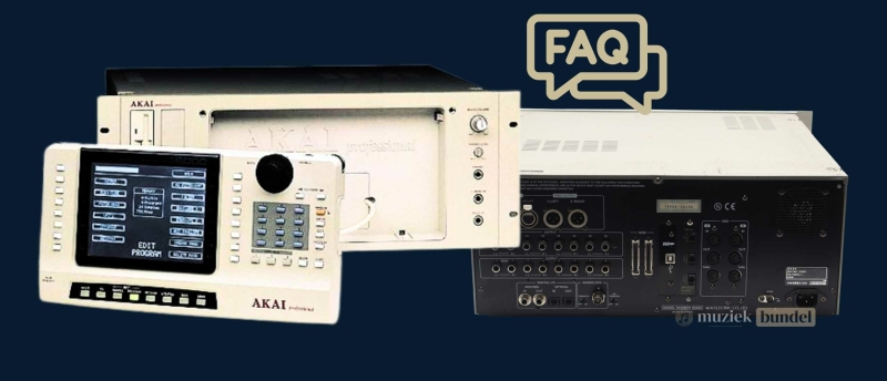 Veelgestelde Vragen over de Akai S6000 Sampler | Muziekbudel.nl