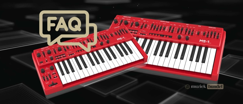 Veelgestelde vragen over de Behringer MS-1 MKII Red