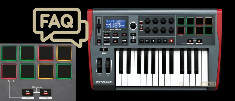 Veelgestelde vragen over de Novation Impulse 25