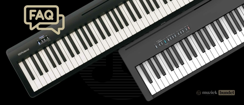 Lees de veelgestelde vragen over de Roland FP-10 en FP-30X. Ontdek de verschillen, functies en welke digitale piano het beste bij jou past.