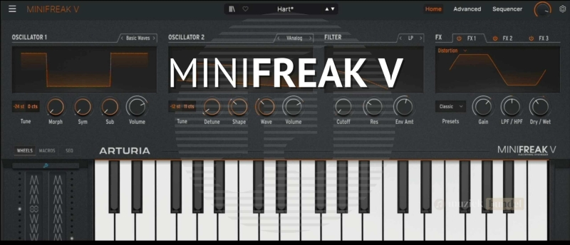 De MiniFreak V is de virtuele versie van de Arturia MiniFreak, die dezelfde hybride geluidsarchitectuur biedt als de hardware, compleet met modulatietools en integratie met DAW's voor een naadloze workflow.